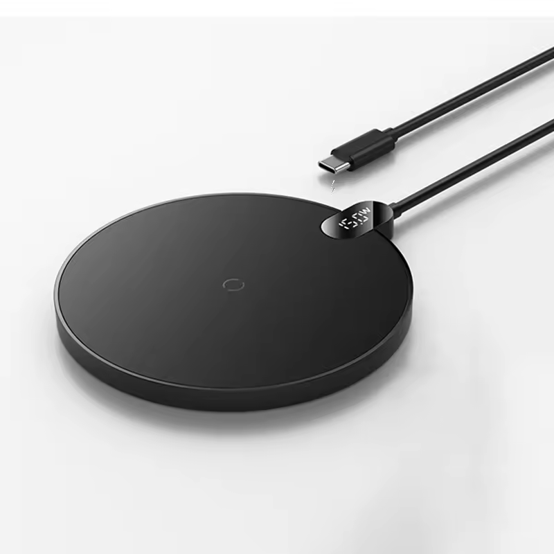 Baseus LED Digital Display Gen2 15W Wireless Charger Fast Wireless Charging Mobile and Airpods