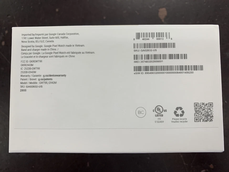 Google pixel watch LTE