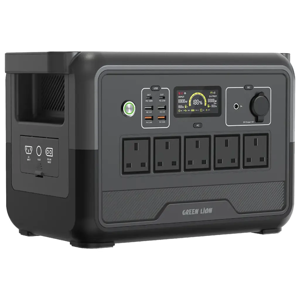 Green Lion PGX1200 Power Station with 45000mAh Battery Capacity