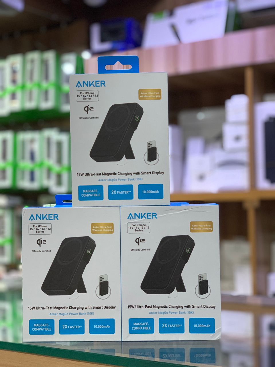 Anker MagGo Magnetic UltraFast 15W Wireless Battery 10,000 mAh 