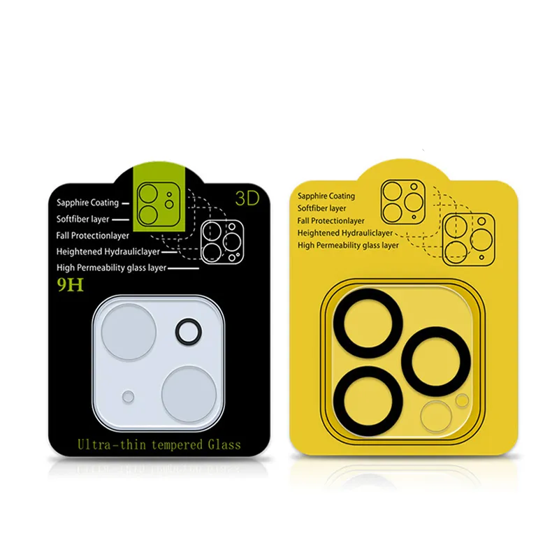 3D full cover camera lens tempered glass screen protector 