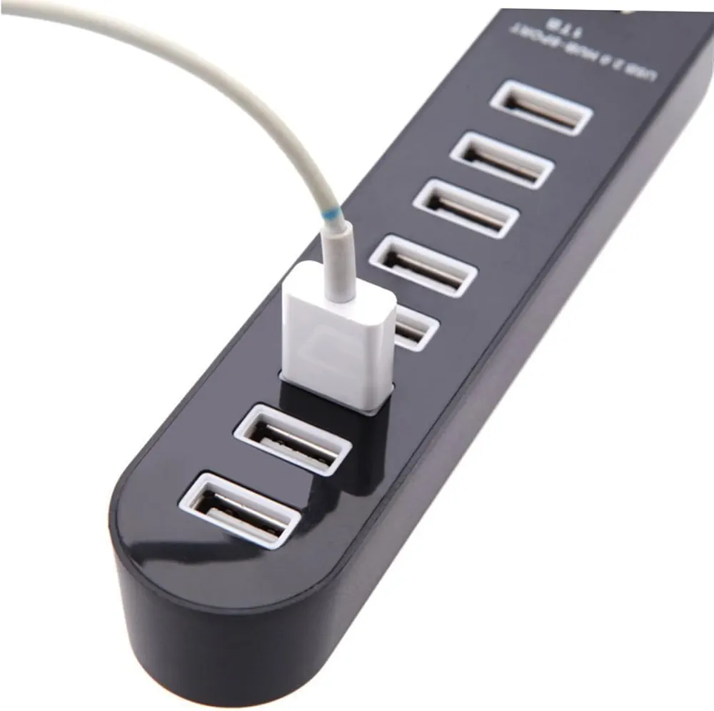 Mikikit 8 port high speed USB splitter extension for  PC