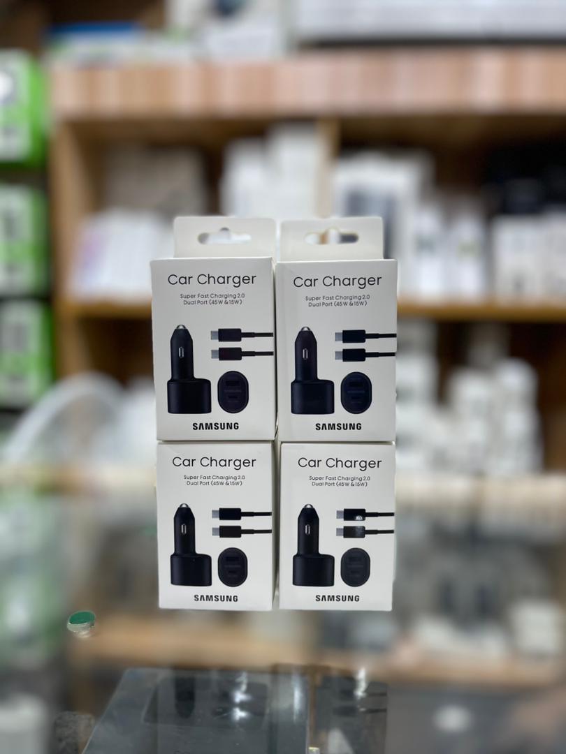 45W-15W for Samsung OG Car Charger Dual Smart Port 2in Car One Charging 7X Super Fast Charging
