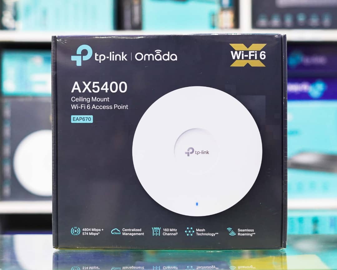 TP-Link Wifi 6 Ceiling Mount Wireless Router - Ax5400 Eap670