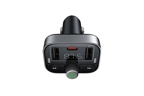 Baseus S-09 Pro Series Car FM Transmitter-Cluster Black