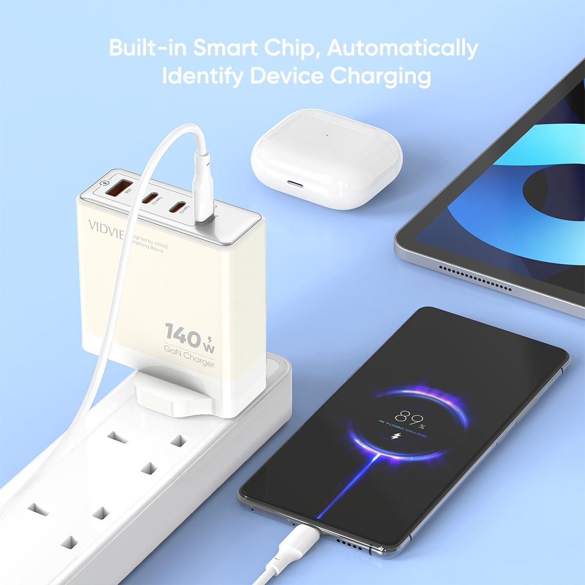 Vidvie XL-PLB126 140W GaN Fast Charger. 