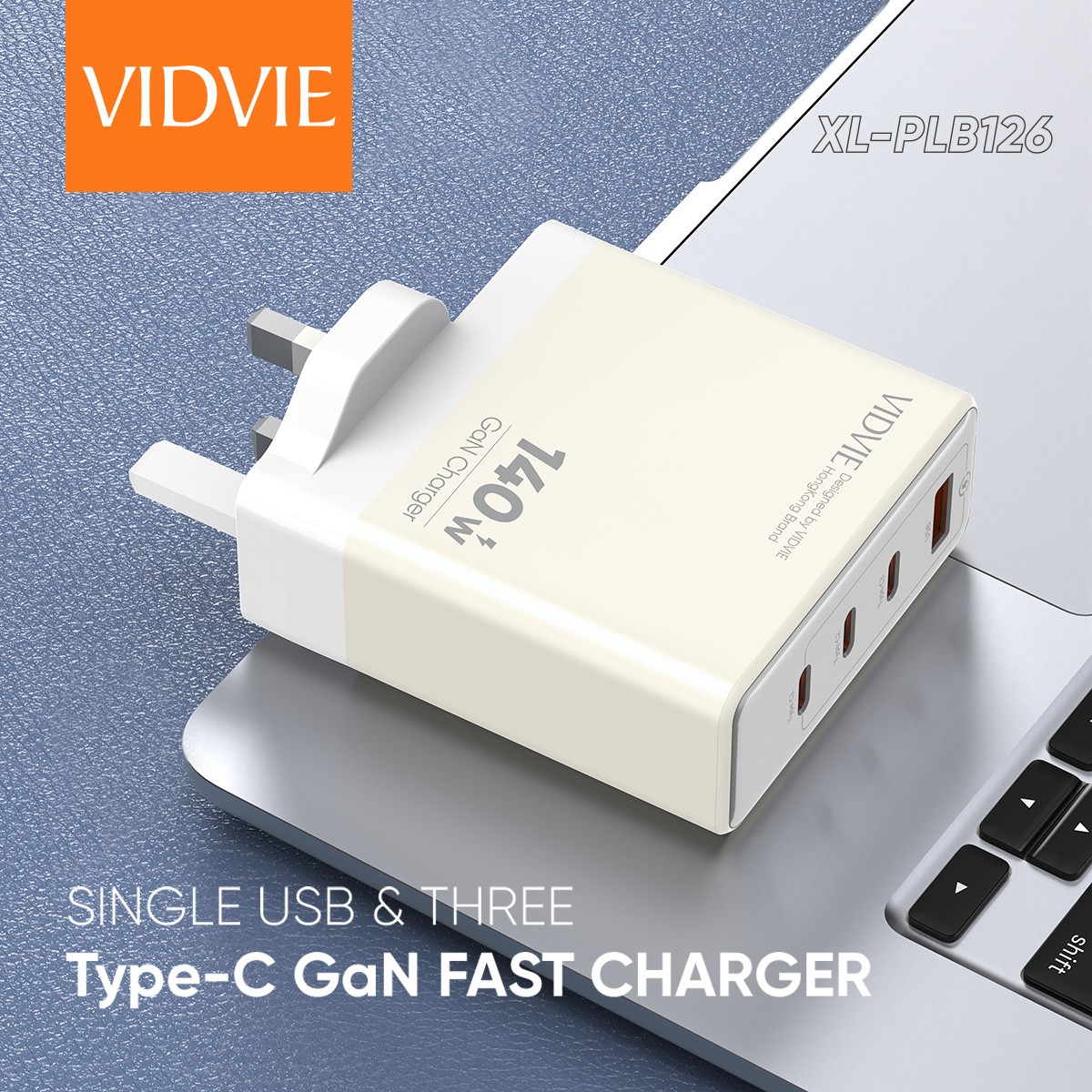 Vidvie XL-PLB126 140W GaN Fast Charger. 