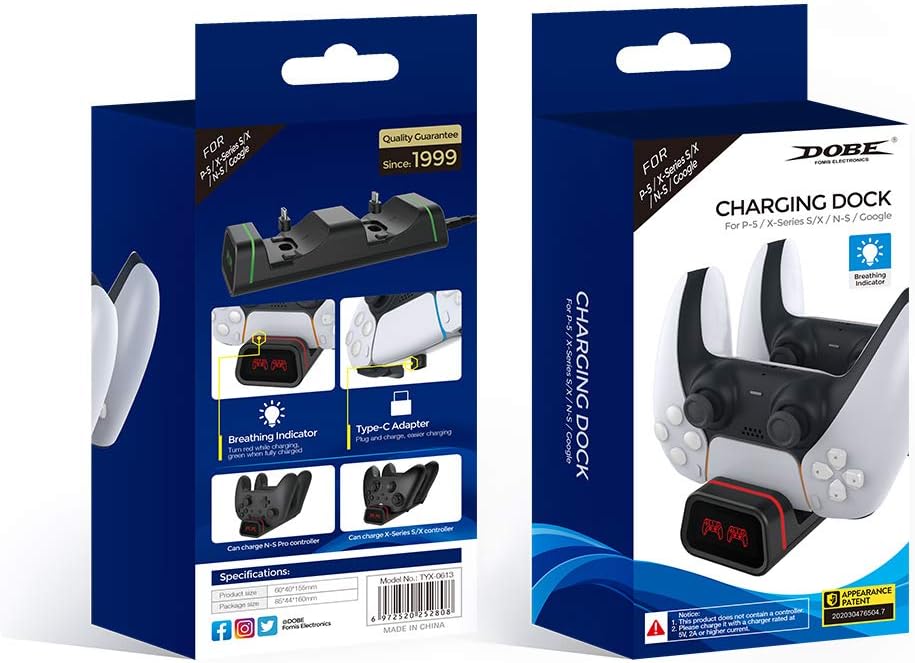 Charging Dock for PS5 Controller