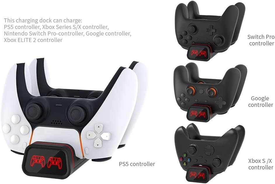 Charging Dock for PS5 Controller