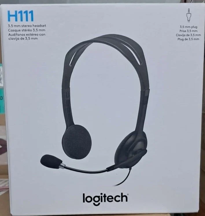 Logitech H111 Stereo Headset – Clear Audio For Calls