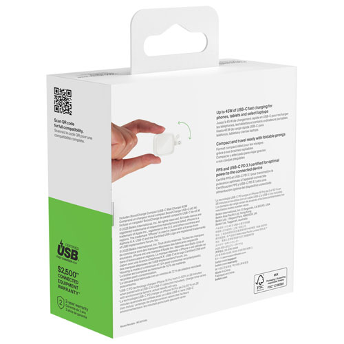 Belkin 45W USB-C Wall Charger 