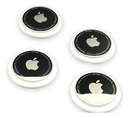 Airtag Apple White Pack 4 Units Bluetooth Locator