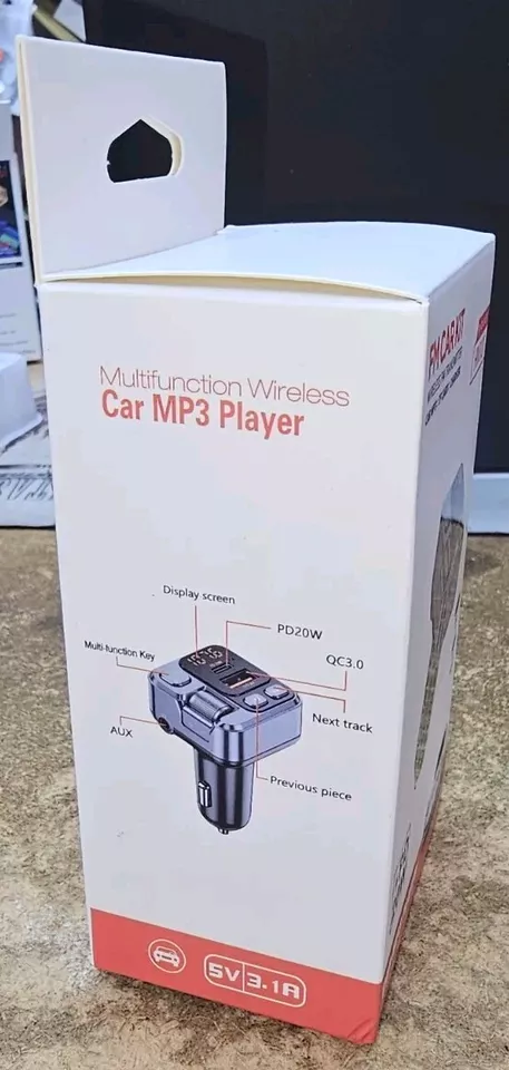 POOLEE BT55 Bluetooth Car Charger 30W PD Fast Charging & Hands-Free Calling with FM Transmitter