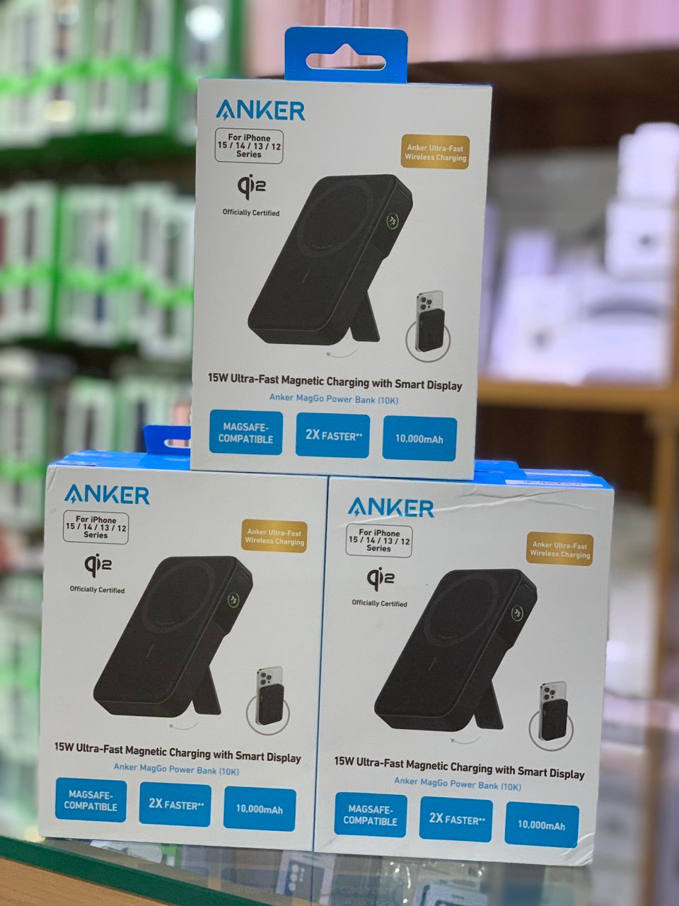 Anker MagGo Power Bank - 10,000mAh Compact (35w) - Battery Pack - Black