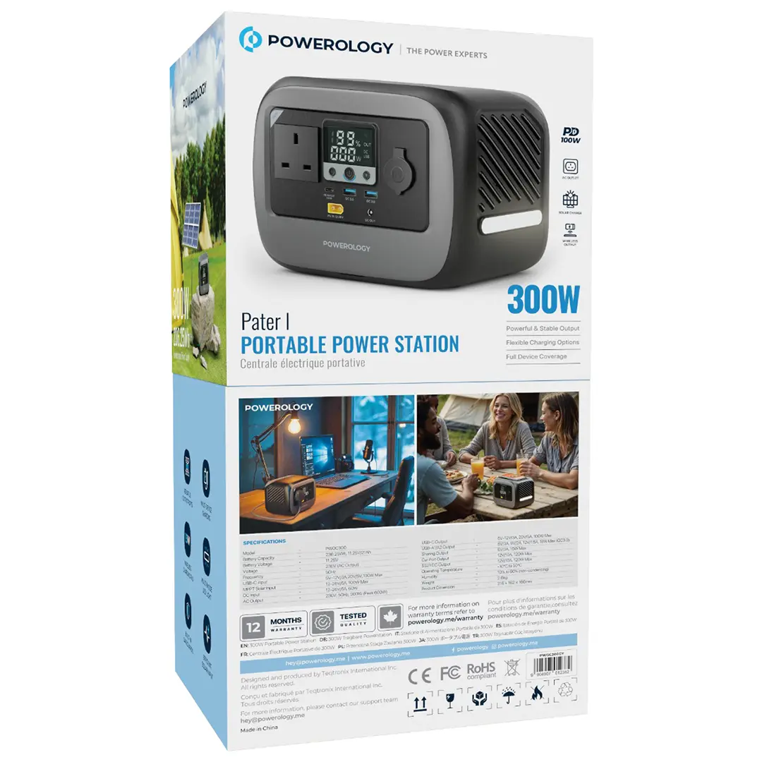  Poweogy pater portable Power Station 300W