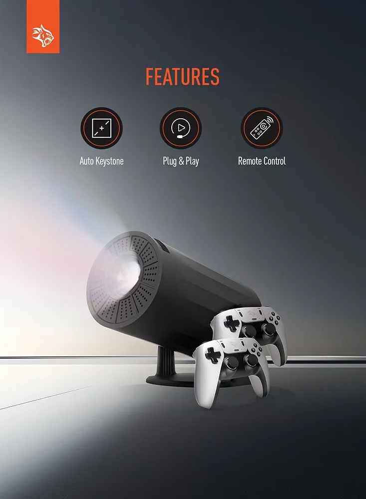 Porodo Gaming 4K Projector Android 11