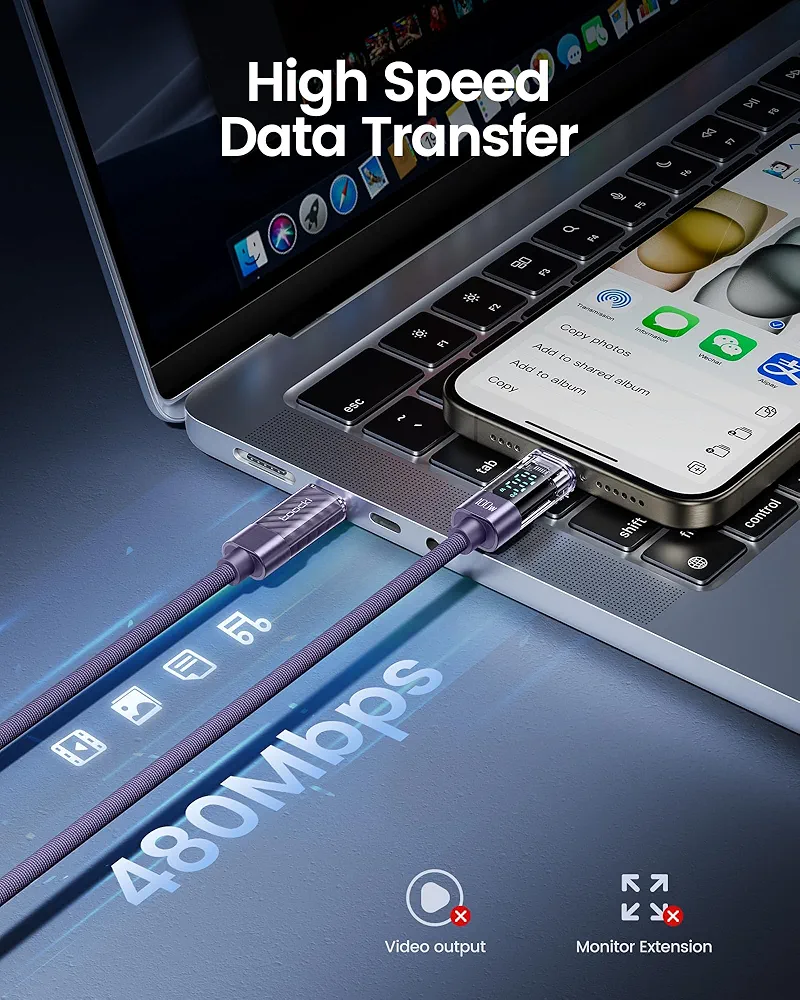 Toocki 100W USB C to USB C Cabl