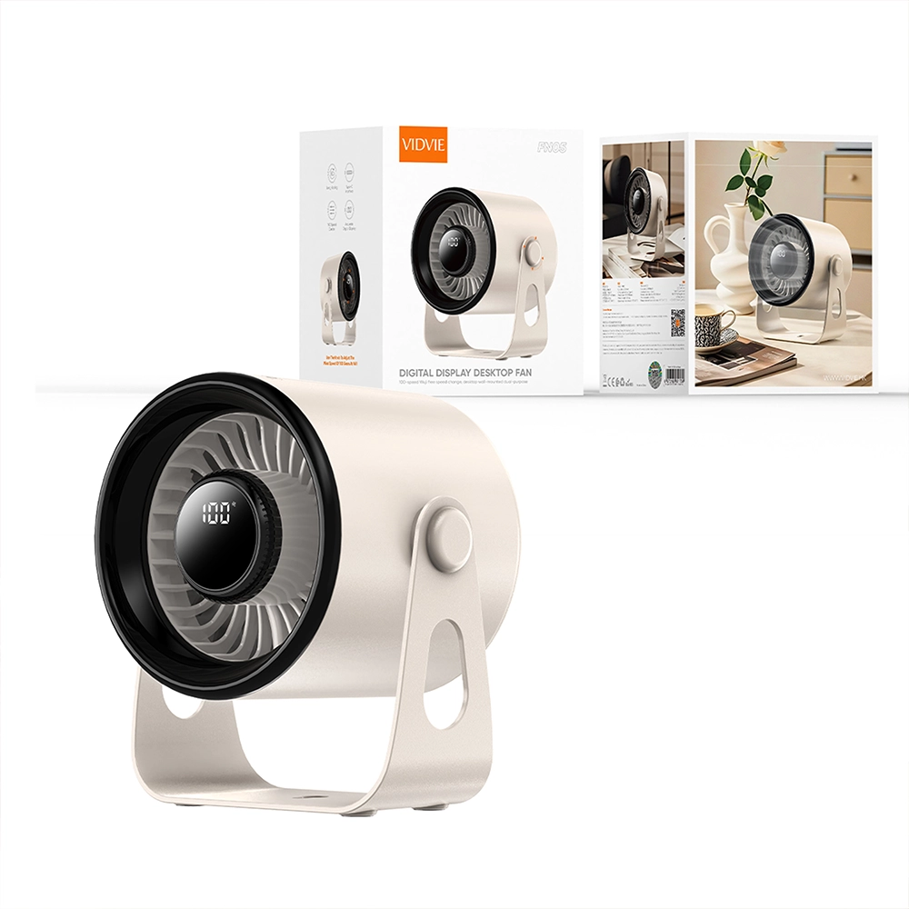VIDVIE FN05 Digital Display Desktop Fan