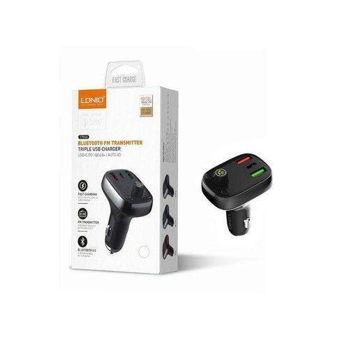 LDNIO Bluetooth FM Transmitter. Triple USB Car Charger