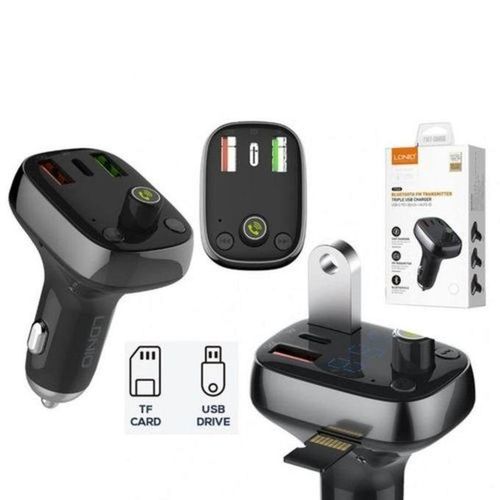 LDNIO Bluetooth FM Transmitter. Triple USB Car Charger